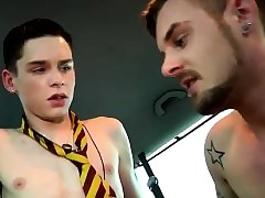 Young kissing gay porn video and..